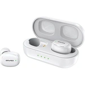Wholesale AWEI T13 Pro Bluetooth 5.1 TWS headphones + docking station white - AWEI163 - {ean13} - Hurt