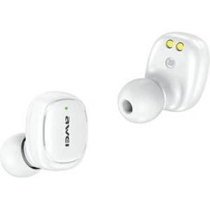 Wholesale AWEI T13 Pro Bluetooth 5.1 TWS headphones + docking station white - AWEI163 - {ean13} - Hurt