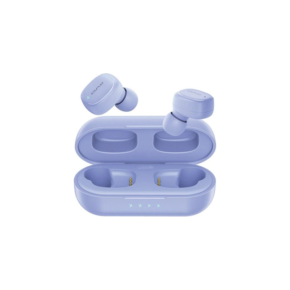 Wholesale AWEI T13 Pro Bluetooth 5.1 TWS headphones + docking station purple - AWEI164 - {ean13} - Hurt