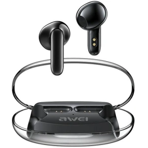 Hurtownia GSM - Căști TWS AWEI T85 ENC Bluetooth 5.3 + stație de încărcare negru/black - AWEI166 - {ean13} - Hurt