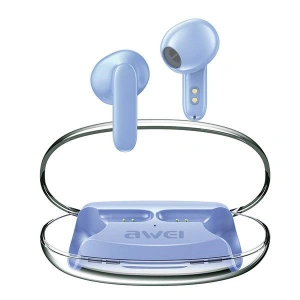 Hurtownia GSM - Sluchátka TWS AWEI T85 ENC Bluetooth 5.3 + dokovací stanice modrá/blue - AWEI167 - {ean13} - Hurt