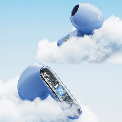 Słuchawki TWS AWEI T85 ENC Bluetooth 5.3 + stacja dokująca niebieski/blue