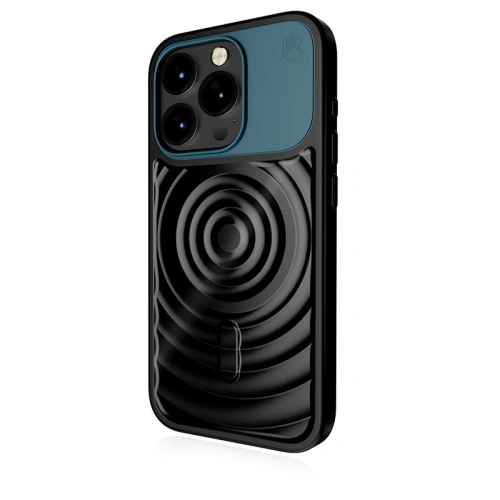 Etui STM Reawaken Ripple MagSafe Apple iPhone 15 (Black / Atlantic)