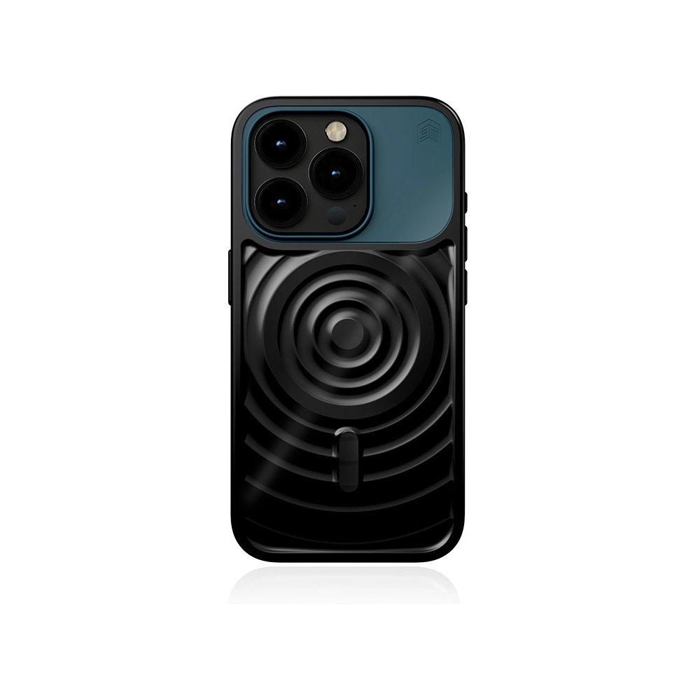 Hurtownia GSM - Etui STM Reawaken Ripple MagSafe Apple iPhone 15 Pro (Negru / Atlantic) - STM49 - {ean13} - Hurt