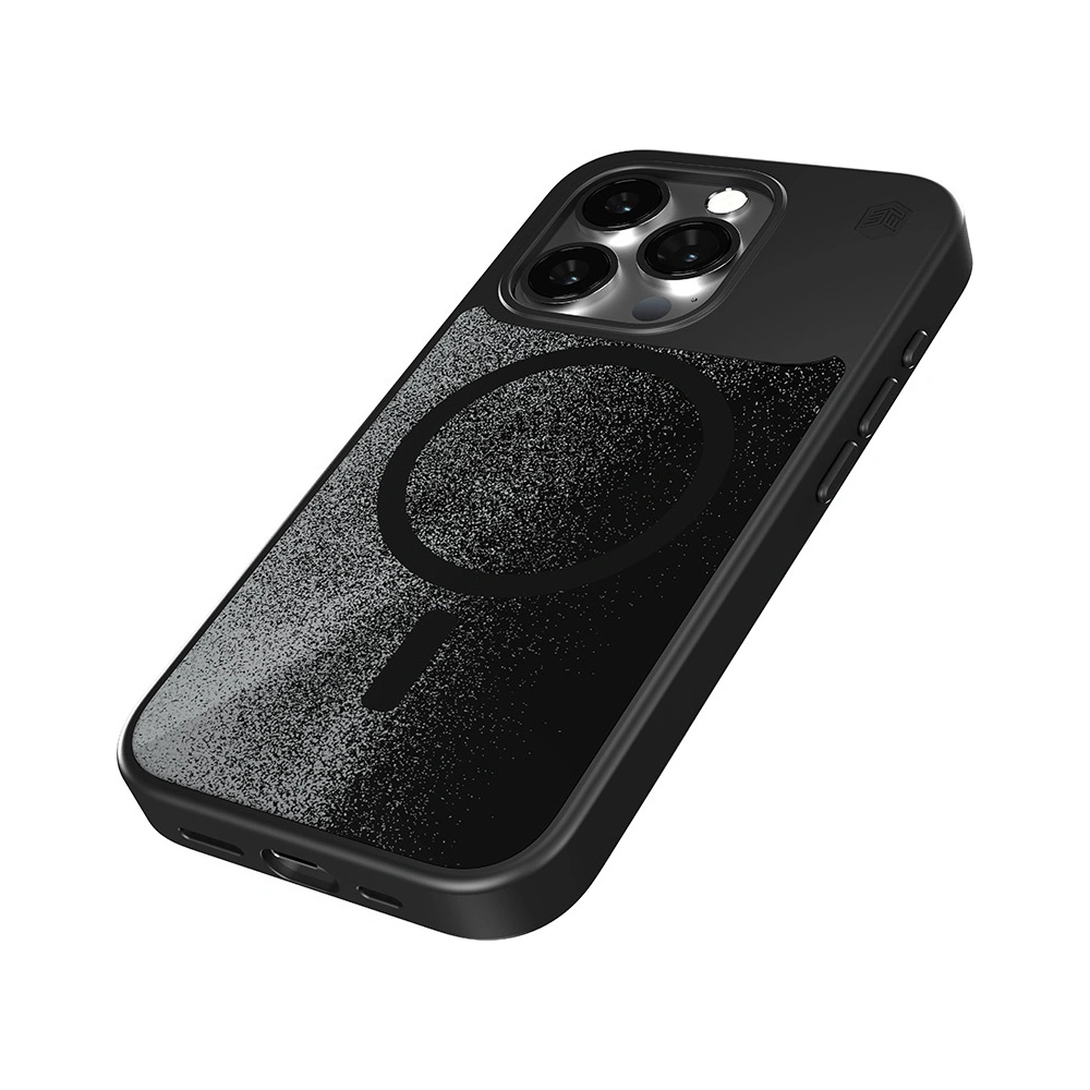 Hurtownia GSM - Case STM Relax Sand MagSafe Apple iPhone 15 Pro Max (Schwarz / Grau) - STM60 - {ean13} - Hurt