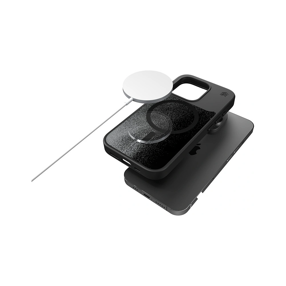 Hurtownia GSM - Case STM Relax Sand MagSafe Apple iPhone 15 Pro Max (Schwarz / Grau) - STM60 - {ean13} - Hurt