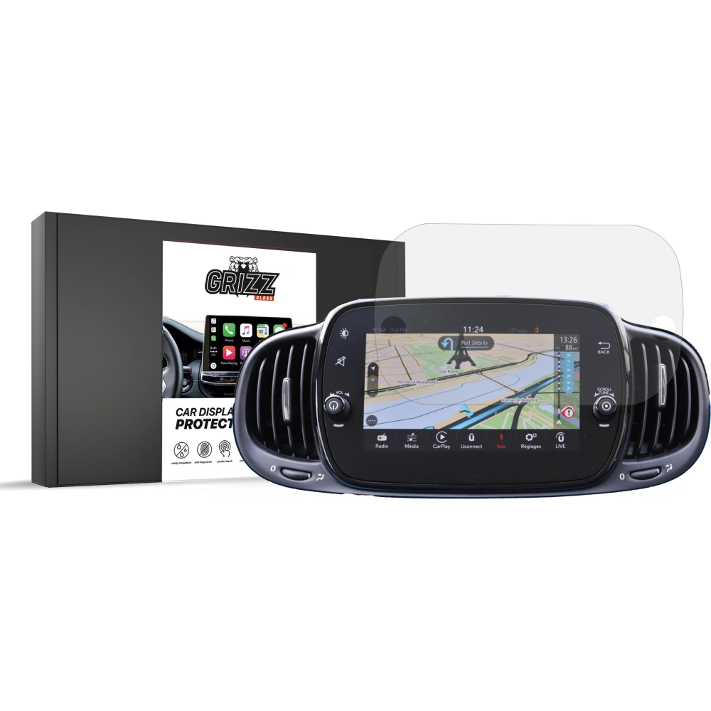 Hurtownia GSM - Matte Folie GrizzGlass CarDisplay Schutz für Fiat 500 7 Zoll 2020 - GRZ6808 - {ean13} - Hurt