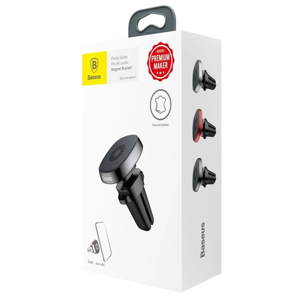 Hurtownia GSM - Magnetický automobilový držák Baseus Privity (černý) - BSU416BLK - {ean13} - Hurt