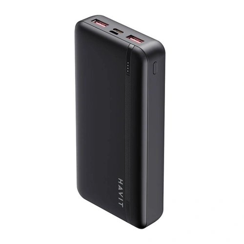 Powerbank HAVIT PB92 20000 mAh, 2x USB-A, 1x USB-C, PD (czarny)