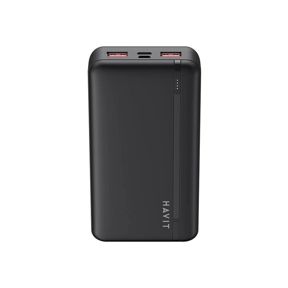 Hurtownia GSM - HAVIT PB92 20000 mAh teljesítménybank, 2x USB-A, 1x USB-C, PD (fekete) - HVT222 - {ean13} - Hurt