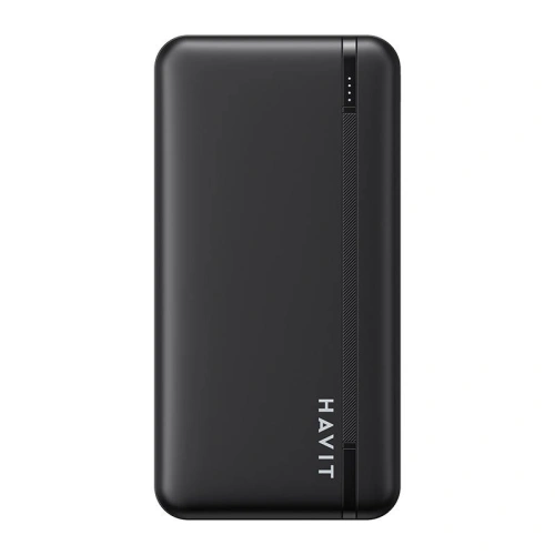 Powerbank HAVIT PB90 10000 mAh, 2x USB-A, 1x USB-C, PD (czarny)