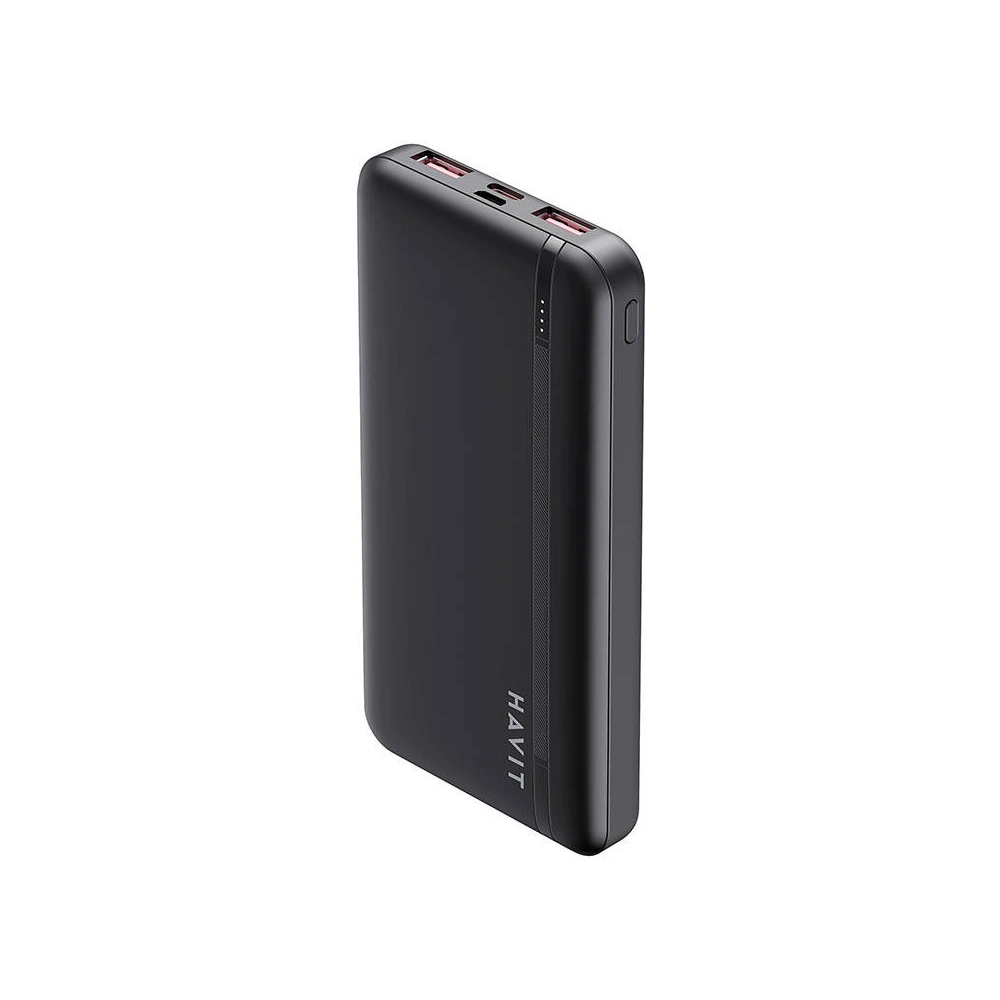 Wholesale Powerbank HAVIT PB90 10000 mAh, 2x USB-A, 1x USB-C, PD (black) - HVT223 - {ean13} - Hurt