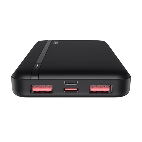 Powerbank HAVIT PB90 10000 mAh, 2x USB-A, 1x USB-C, PD (czarny)