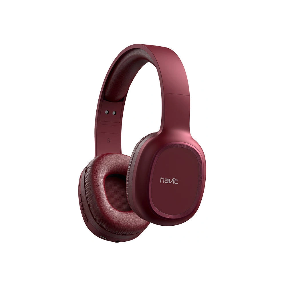 Hurtownia GSM - Bezdrátová sluchátka Bluetooth 5.1 Havit H2590BT PRO (červená) - HVT225 - {ean13} - Hurt