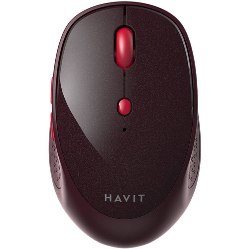 Havit Distributor - 6939119048747 - HVT229 - Havit MS76GT Plus 1600 DPI plug&play 2.4 GHz wireless mouse (red) - B2B homescreen