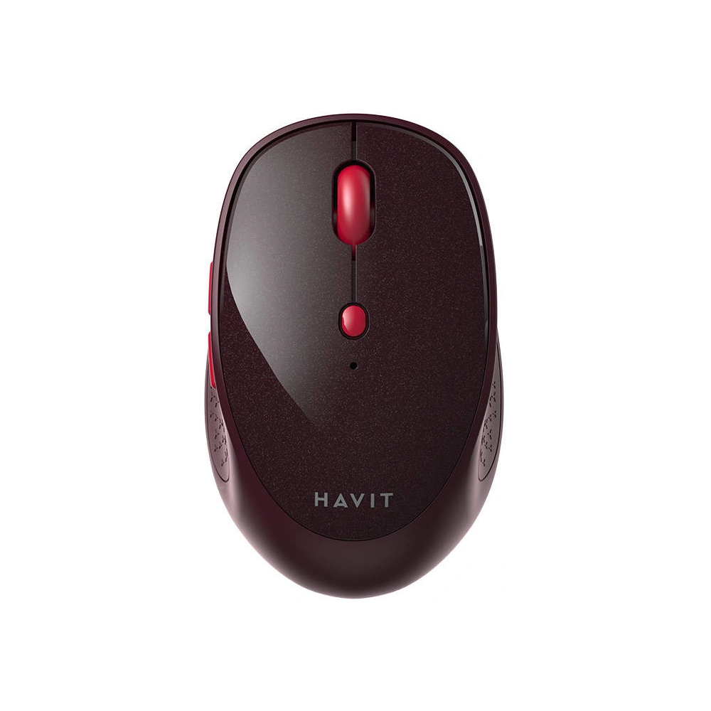 Wholesale Havit MS76GT Plus 1600 DPI plug&play 2.4 GHz wireless mouse (red) - HVT229 - {ean13} - Hurt