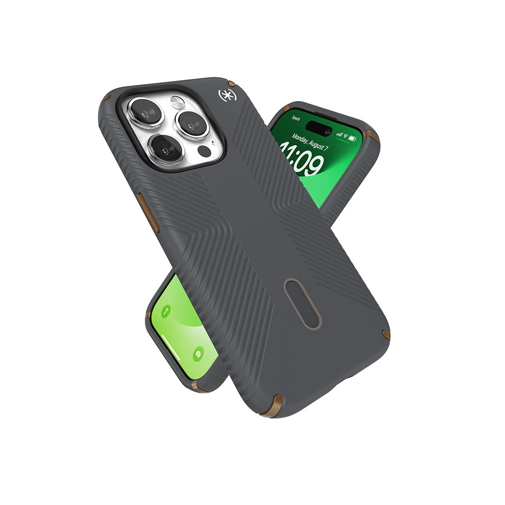 Hurtownia GSM - Etui Speck Presidio2 Grip ClickLock & MagSafe Apple iPhone 15 Pro (Tmavě šedá/Chladná bronzová) - SPK557 - {ean13} - Hurt