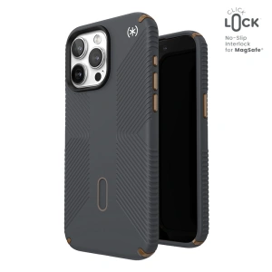 Wholesale Speck Presidio2 Grip ClickLock & MagSafe Apple iPhone 15 Pro Max (Charcoal Grey/Cool Bronze) - SPK558 - {ean13} - Hurt