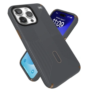 Wholesale Speck Presidio2 Grip ClickLock & MagSafe Apple iPhone 15 Pro Max (Charcoal Grey/Cool Bronze) - SPK558 - {ean13} - Hurt
