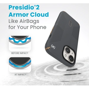 Wholesale Speck Presidio2 Grip ClickLock & MagSafe Apple iPhone 15 (Charcoal Grey/Cool Bronze) - SPK559 - {ean13} - Hurt
