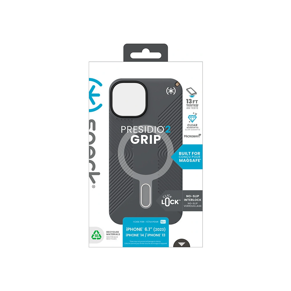 Wholesale Speck Presidio2 Grip ClickLock & MagSafe Apple iPhone 15 (Charcoal Grey/Cool Bronze) - SPK559 - {ean13} - Hurt