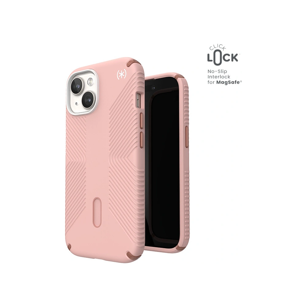 Wholesale Speck Presidio2 Grip ClickLock & MagSafe Apple iPhone 15 (Dahlia Pink/Rose Copper) - SPK560 - {ean13} - Hurt