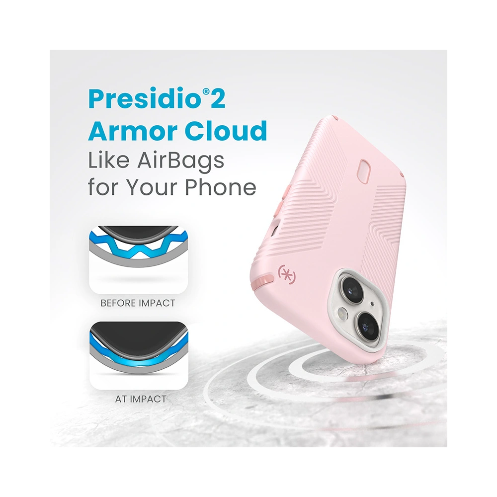 Hurtownia GSM - Etui Speck Presidio2 Grip ClickLock & MagSafe Apple iPhone 15 (Nimbus Pink/Dahlia Pink) - SPK561 - {ean13} - Hurt