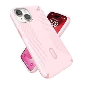 Etui Speck Presidio2 Grip ClickLock & MagSafe Apple iPhone 15 (Nimbus Pink/Dahlia Pink)