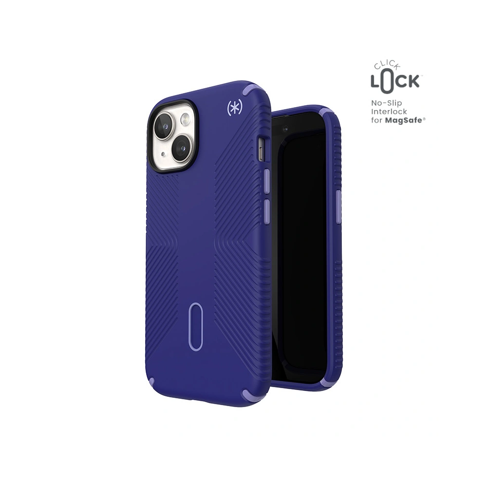 Hurtownia GSM - Etui Speck Presidio2 Grip ClickLock & MagSafe Apple iPhone 15 (Jövő Kék/Lila Tinta) - SPK562 - {ean13} - Hurt
