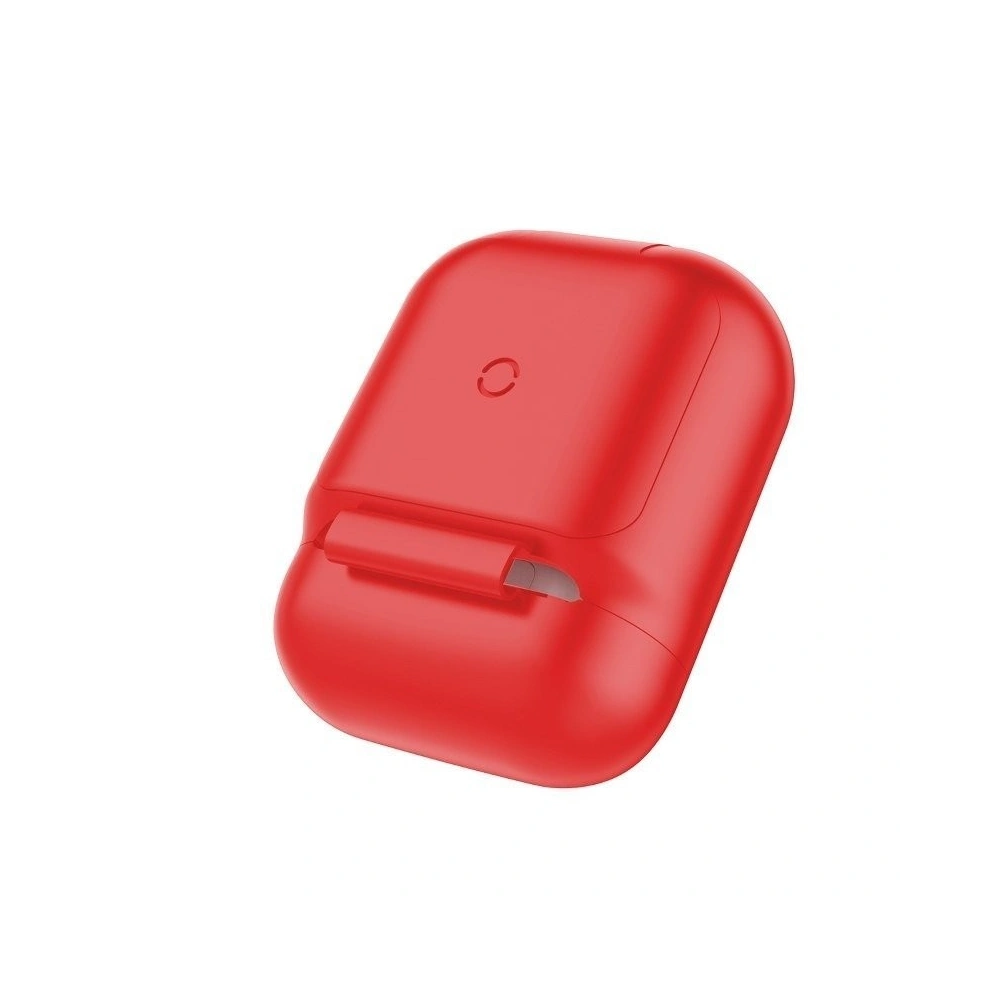 Hurtownia GSM - Etui ochronne na słuchawki Apple AirPods z szybkim ładowaniem QI, Baseus - czerwone - BSU420RED - {ean13} - Hurt