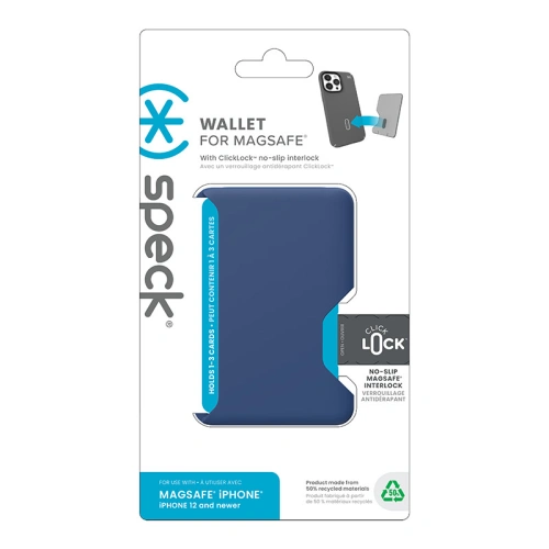 Kieszonka na karty Speck do etui z funkcją ClickLock Wallet MagSafe Coastal Blue