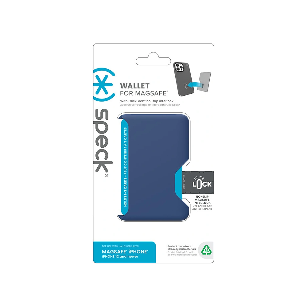 Hurtownia GSM - Kapsa na karty Speck do pouzdra s funkcí ClickLock Wallet MagSafe Coastal Blue - SPK564 - {ean13} - Hurt