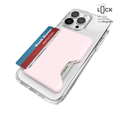 Kieszonka na karty Speck do etui z funkcją ClickLock Wallet MagSafe Nimbus Pink