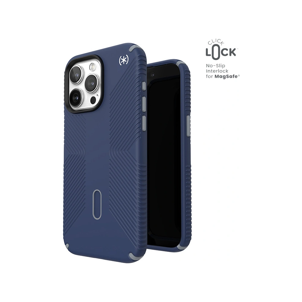 Hurtownia GSM - Etui Speck Presidio2 Grip ClickLock & MagSafe Apple iPhone 15 Pro Max (Albastru Costal/Gri de Praf) - SPK567 - {ean13} - Hurt
