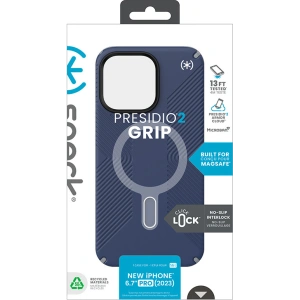 Hurtownia GSM - Etui Speck Presidio2 Grip ClickLock & MagSafe Apple iPhone 15 Pro Max (Albastru Costal/Gri de Praf) - SPK567 - {ean13} - Hurt