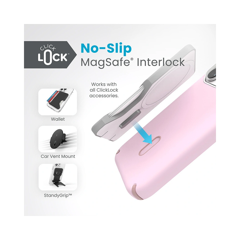 Hurtownia GSM - Case Speck Presidio2 Pro ClickLock & MagSafe Apple iPhone 15 Pro (Weiches Flieder/Nelkenblatt) - SPK569 - {ean13} - Hurt