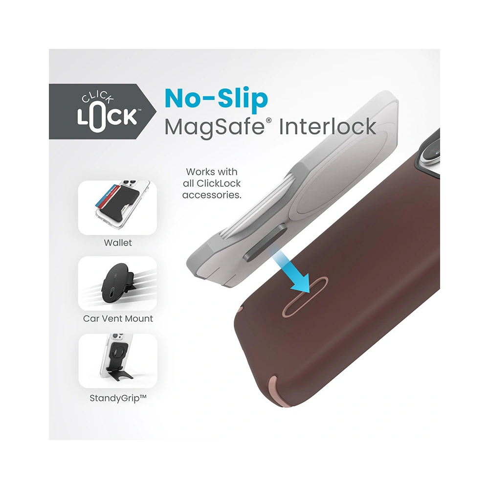 Wholesale Speck Presidio2 Pro ClickLock & MagSafe Apple iPhone 15 Pro (New Planet/Clay Tan) - SPK570 - {ean13} - Hurt