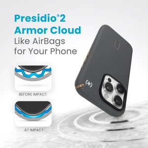 Wholesale Speck Presidio2 Pro ClickLock & MagSafe Apple iPhone 15 Pro (Charcoal Grey/Cool Bronze) - SPK571 - {ean13} - Hurt