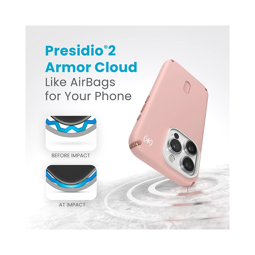Hurtownia GSM - Case Speck Presidio2 Pro ClickLock & MagSafe für Apple iPhone 15 Pro (Dahlia Pink/Rose Copper) - SPK572 - {ean13} - Hurt