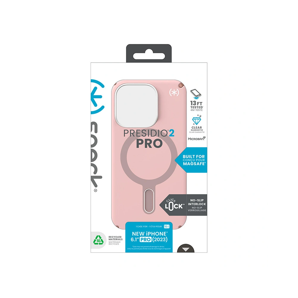 Hurtownia GSM - Case Speck Presidio2 Pro ClickLock & MagSafe für Apple iPhone 15 Pro (Dahlia Pink/Rose Copper) - SPK572 - {ean13} - Hurt