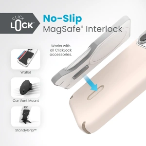 Hurtownia GSM - Etui Speck Presidio2 Pro ClickLock & MagSafe Apple iPhone 15 Pro (Bělená kost / Dědictví zlato / Ořechově hnědá) - SPK573 - {ean13} - Hurt