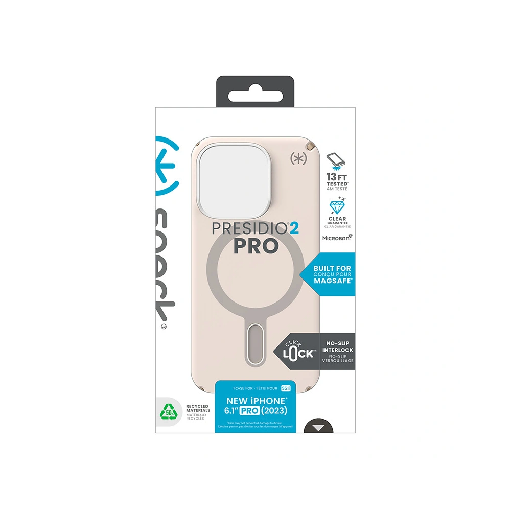 Hurtownia GSM - Etui Speck Presidio2 Pro ClickLock & MagSafe Apple iPhone 15 Pro (Fehérített Csont / Örökség Arany / Mogyoróbarna) - SPK573 - {ean13} - Hurt