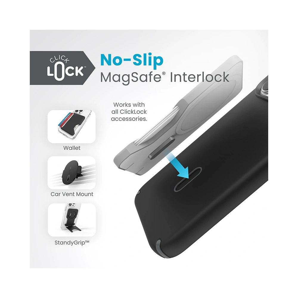 Hurtownia GSM - Etui Speck Presidio2 Pro ClickLock & MagSafe Apple iPhone 15 Pro Max (Negru/Gri Slate/Alb) - SPK574 - {ean13} - Hurt