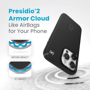 Wholesale Speck Presidio2 Pro ClickLock & MagSafe Apple iPhone 15 Pro Max (Black/Slate Grey/White) - SPK574 - {ean13} - Hurt