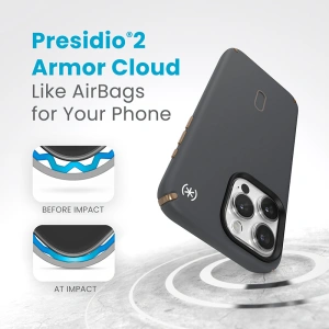 Wholesale Speck Presidio2 Pro ClickLock & MagSafe Apple iPhone 15 Pro Max (Charcoal Grey/Cool Bronze) - SPK575 - {ean13} - Hurt