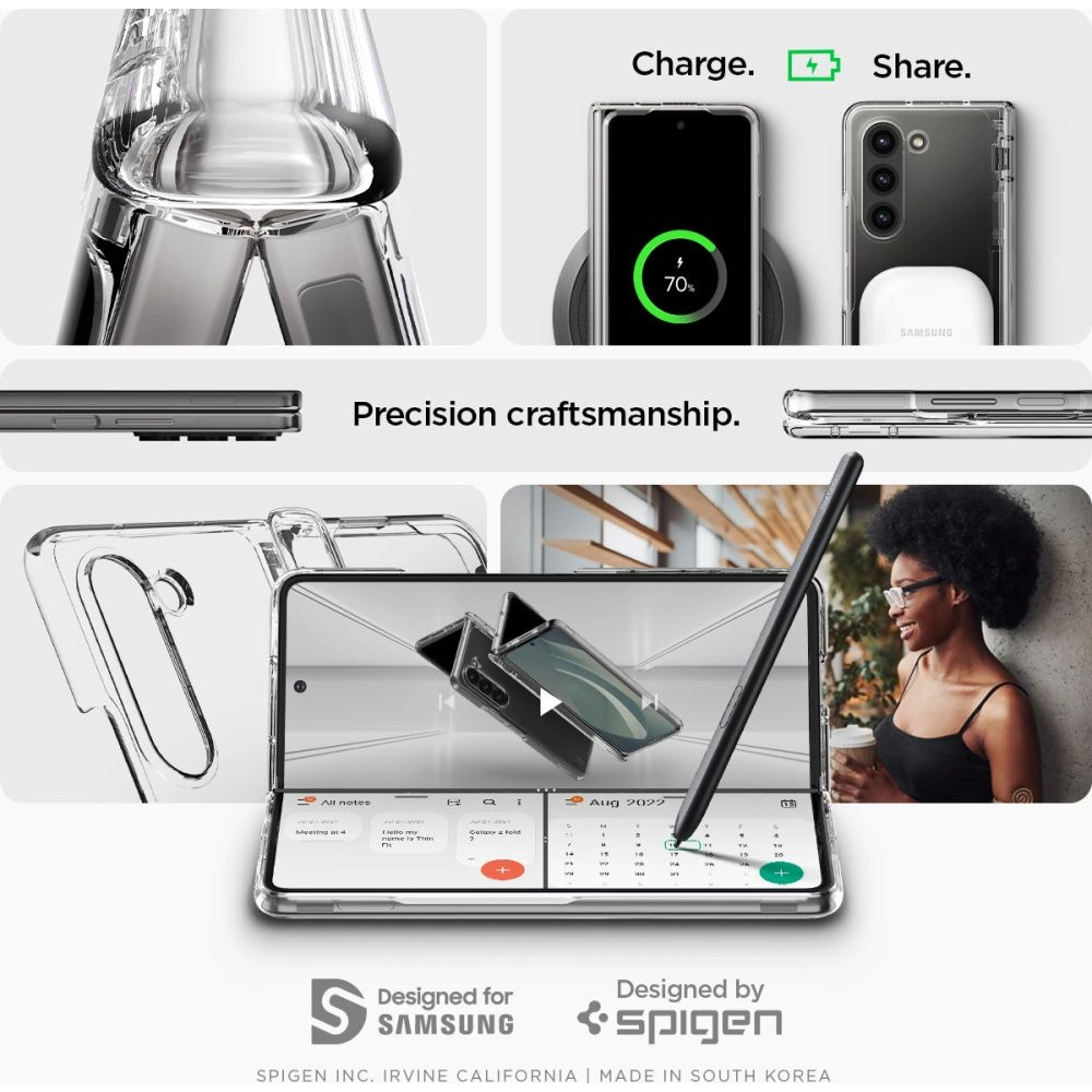 Hurtownia GSM - Etui Spigen Thin Fit Pro Samsung Galaxy Z Fold5 Átlátszó - SPN3099 - {ean13} - Hurt