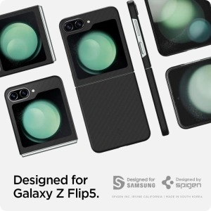 Hurtownia GSM - Case Spigen Airskin Pro Samsung Galaxy Z Flip5 Schwarz - SPN3100 - {ean13} - Hurt