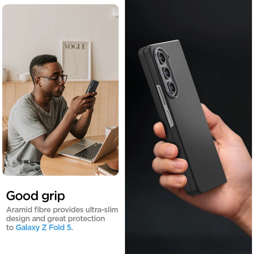 Hurtownia GSM - Etui Spigen Airskin Pro Samsung Galaxy Z Fold 5 Fekete - SPN3102 - {ean13} - Hurt