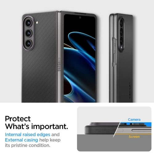 Etui Spigen Airskin Pro Samsung Galaxy Z Fold 5 Black