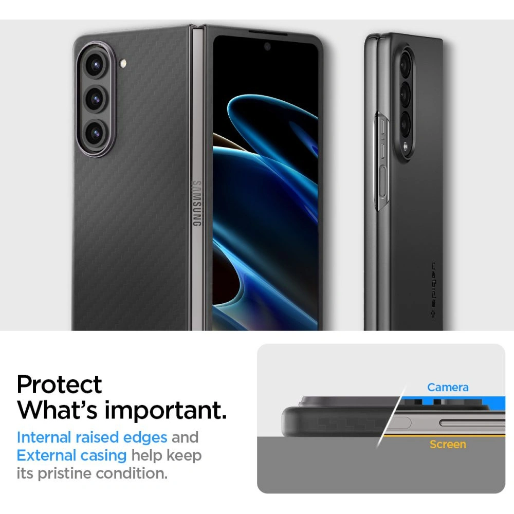 Hurtownia GSM - Etui Spigen Airskin Pro Samsung Galaxy Z Fold 5 Fekete - SPN3102 - {ean13} - Hurt